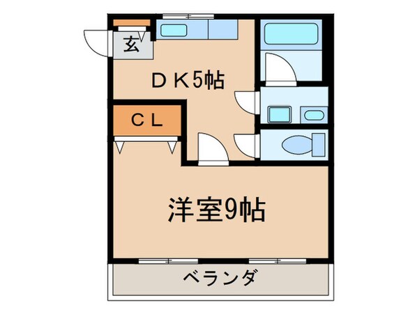 尾関コーポの物件間取画像